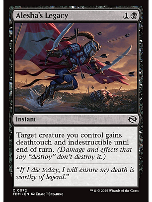 Alesha's Legacy - TDM - C 