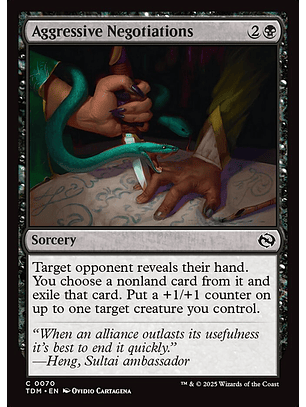 Aggressive Negotiations - TDM - C 