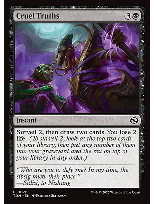 Cruel Truths - TDM - C 