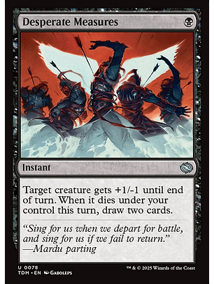 Desperate Measures - TDM - U 