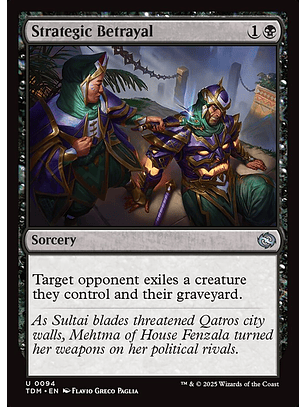 Strategic Betrayal - TDM - U 