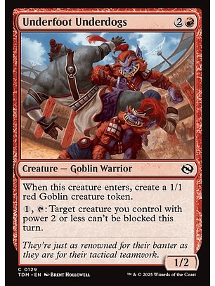 Underfoot Underdogs - TDM - C 