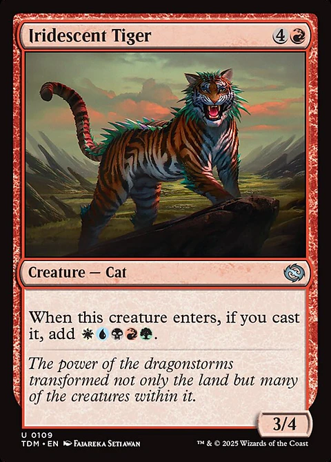 Iridescent Tiger - TDM - U 