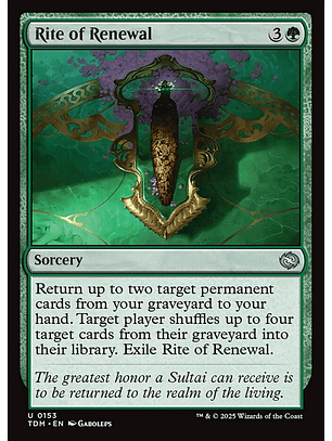 Rite of Renewal - TDM - U 