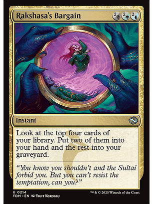 Rakshasa's Bargain - TDM - U 