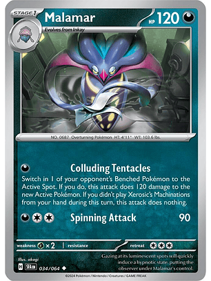 Malamar - 034/064 - Uncommon - SFA