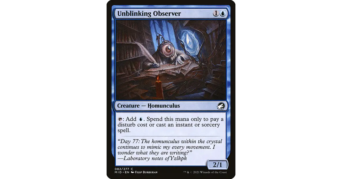 Unblinking observer - MID - C