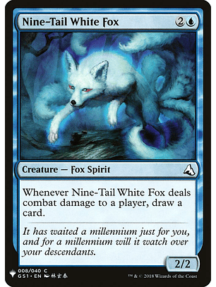 Nine-tail white Fox - THE LIST - C