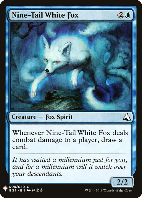 Nine-tail white Fox - THE LIST - C