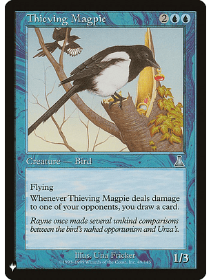 Thieving magpie -THE LIST - U