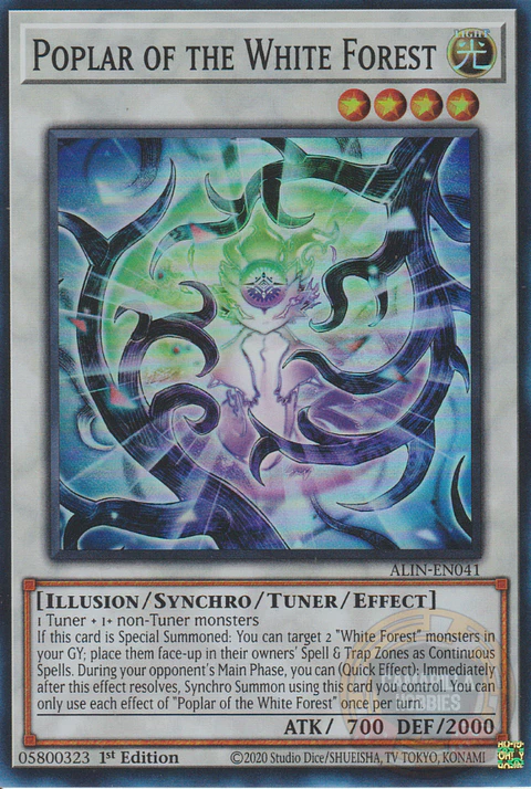 Poplar of the White Forest - ALIN-EN041 - Super Rare 