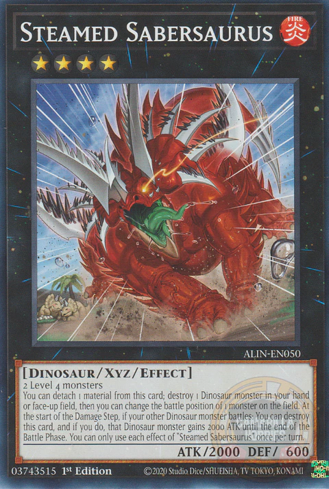 Steamed Sabersaurus - ALIN-EN050 - Common 