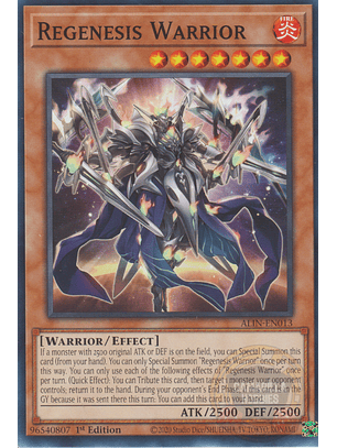 Regenesis Warrior - ALIN-EN013 - Common 