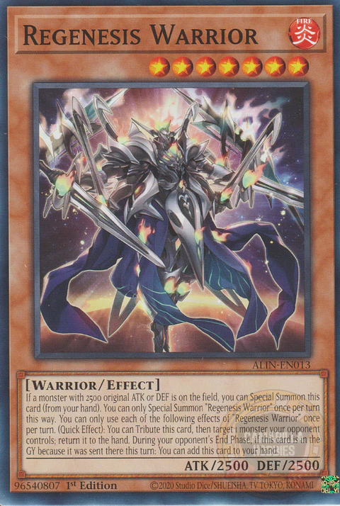Regenesis Warrior - ALIN-EN013 - Common 