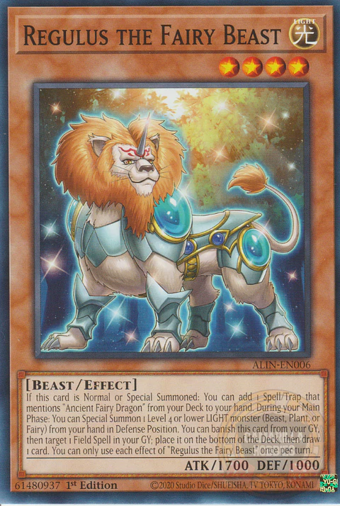 Regulus the Fairy Beast - ALIN-EN006 - Common 