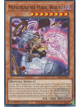 Mitsurugi no Miko, Wousu - ALIN-EN091 - Common 