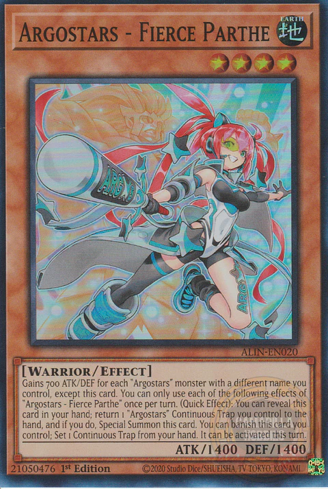 Argostars - Fierce Parthe - ALIN-EN020 - Super Rare 