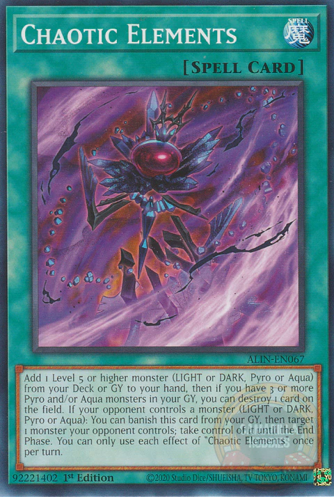 Chaotic Elements - ALIN-EN067 - Common 