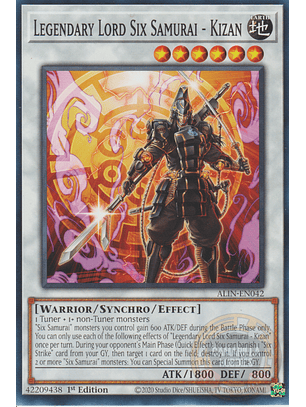 Legendary Lord Six Samurai - Kizan - ALIN-EN042 - Common 