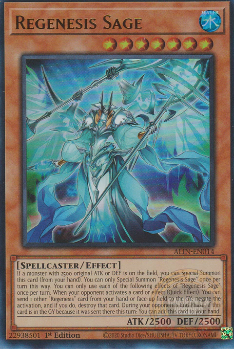Regenesis Sage - ALIN-EN014 - Ultra Rare 