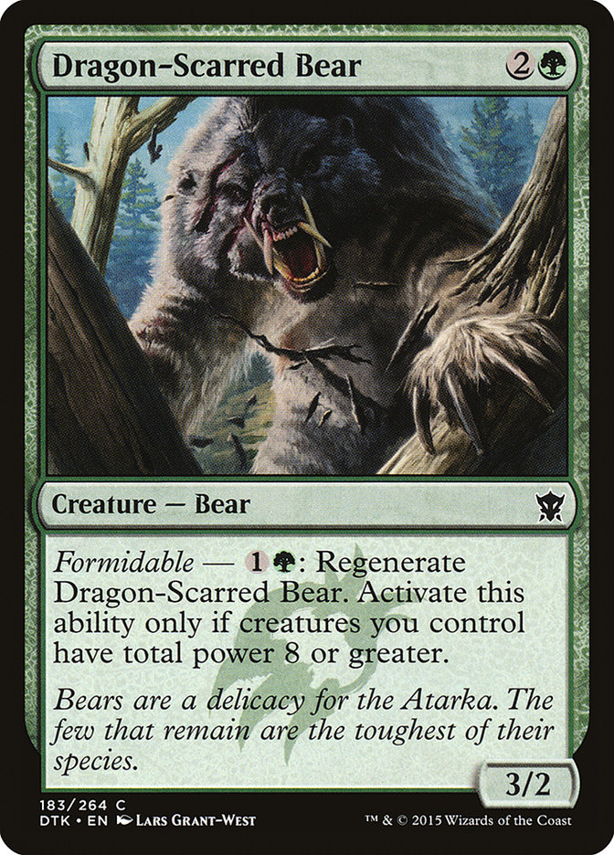 Dragon-scarred Bear - DTK - C 1