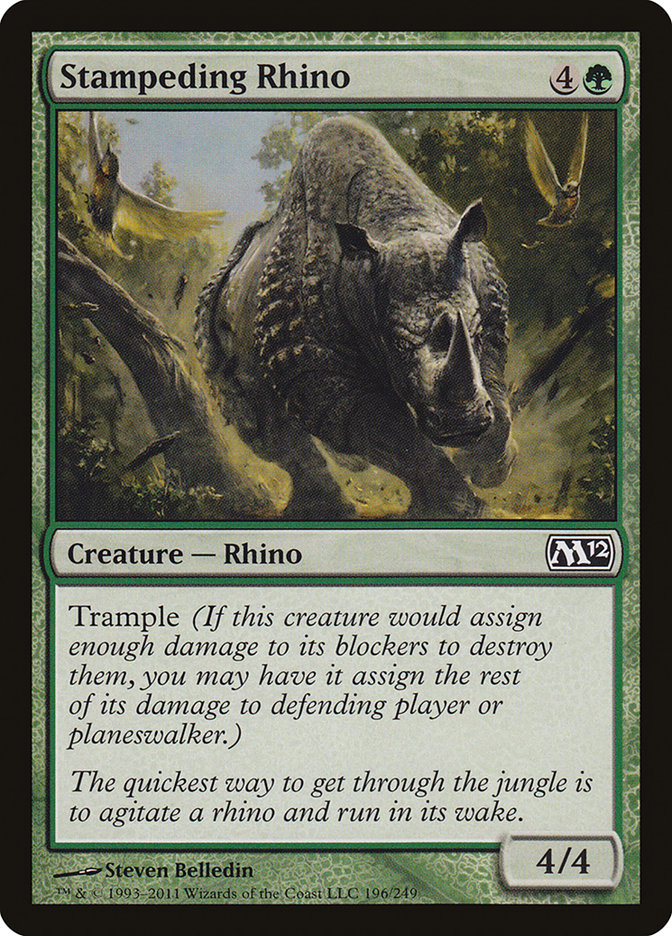 Stampeding rhino - M12 - C 1