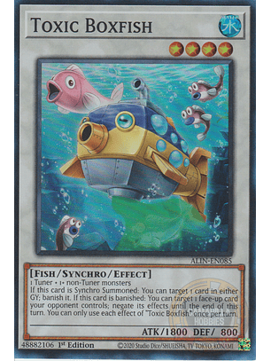 Toxic Boxfish - ALIN-EN085 - Super Rare 