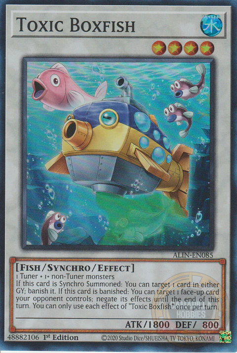 Toxic Boxfish - ALIN-EN085 - Super Rare 
