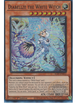 Diabellze the White Witch - ALIN-EN012 - Super Rare 