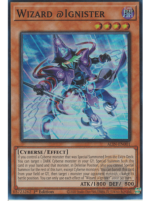 Wizard @Ignister - ALIN-EN001 - Super Rare 