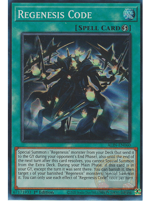 Regenesis Code - ALIN-EN060 - Super Rare 
