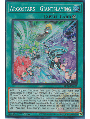 Argostars - Giantslaying - ALIN-EN062 - Super Rare 
