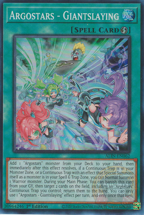 Argostars - Giantslaying - ALIN-EN062 - Super Rare 