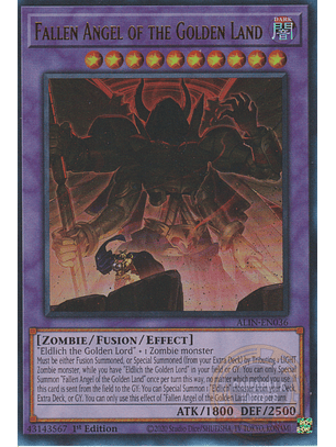 Fallen Angel of the Golden Land - ALIN-EN036 - Ultra Rare 
