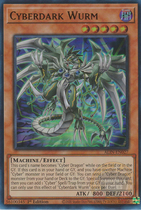 Cyberdark Wurm - ALIN-EN027 - Ultra Rare 