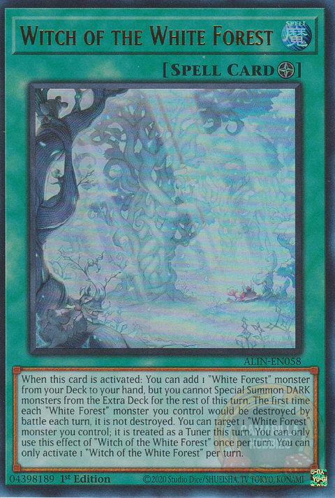 Witch of the White Forest - ALIN-EN058 - Ultra Rare 