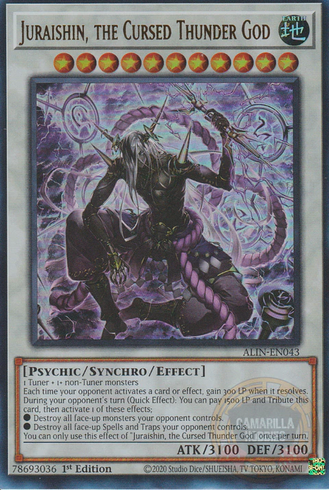 Juraishin, the Cursed Thunder God - ALIN-EN043 - Ultra Rare 