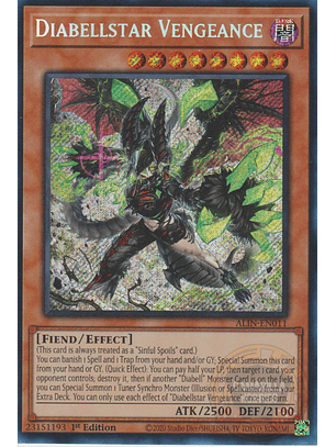 Diabellstar Vengeance - ALIN-EN011 - Secret Rare 