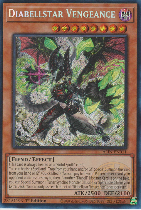 Diabellstar Vengeance - ALIN-EN011 - Secret Rare 