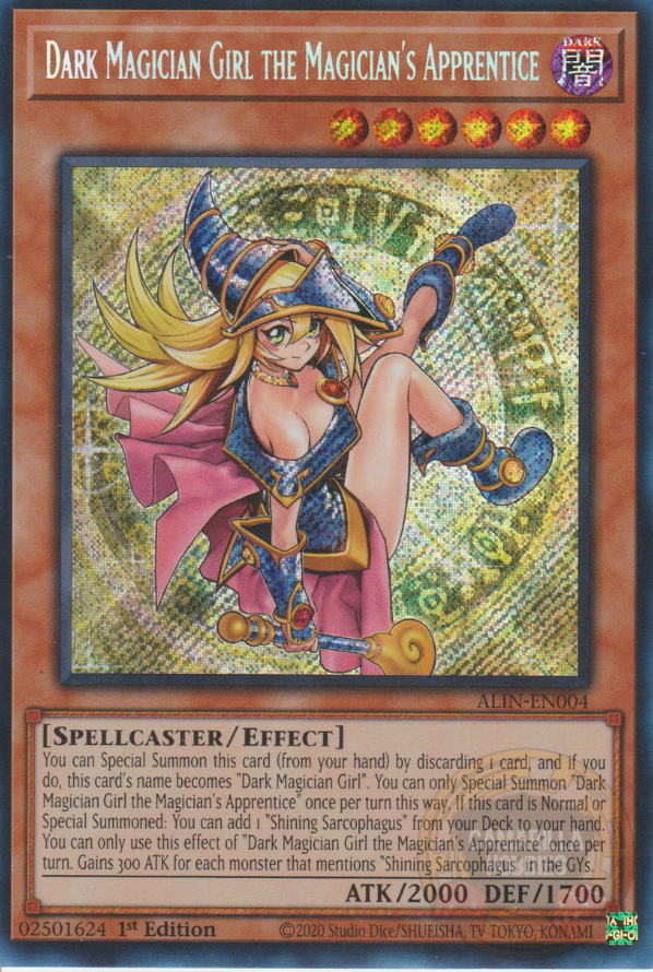 Dark Magician Girl the Magician's Apprentice - ALIN-EN004 - Secret Rare  1