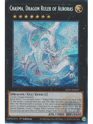 Chasma, Dragon Ruler of Auroras - ALIN-EN047 - Secret Rare 
