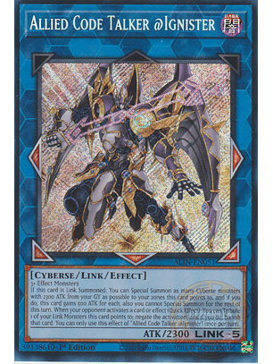 Allied Code Talker @Ignister - ALIN-EN051 - Secret Rare 