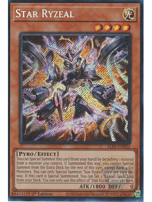 Star Ryzeal - ALIN-EN022 - Secret Rare 