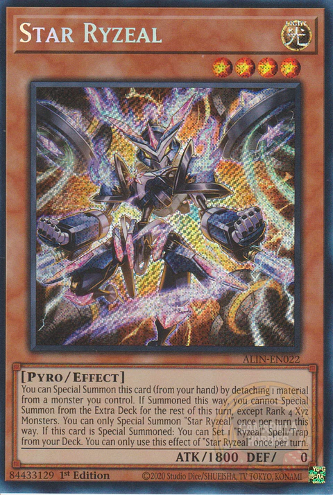 Star Ryzeal - ALIN-EN022 - Secret Rare 