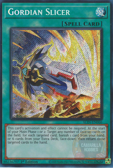Gordian Slicer - ALIN-EN066 - Secret Rare 