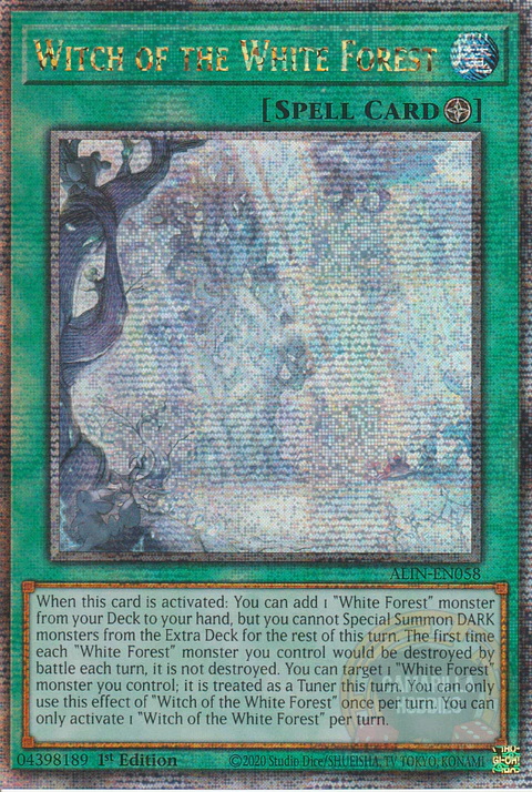 Witch of the White Forest - ALIN-EN058 - Quarter Century Secret Rare