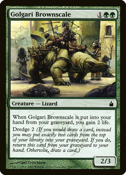 Golgari brownscale - RAV - C