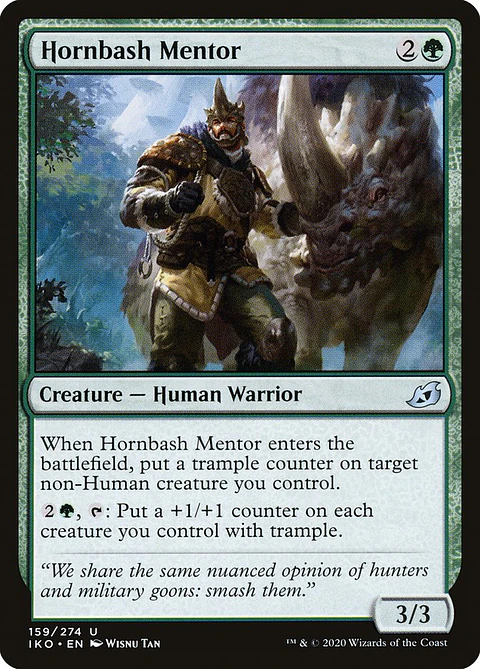Hornbash mentor - IKO - U
