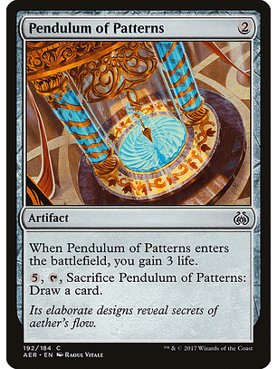 Pendulum of patterns - AER - C