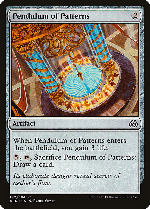 Pendulum of patterns - AER - C